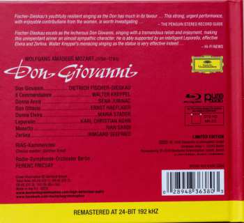 3CD/Blu-ray Wolfgang Amadeus Mozart: Don Giovanni