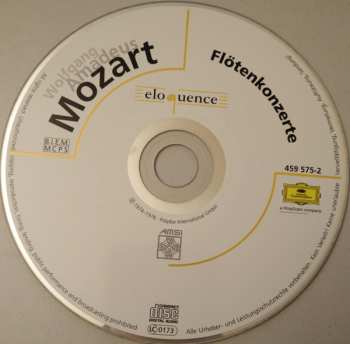 CD Wolfgang Amadeus Mozart: Flötenkonzerte