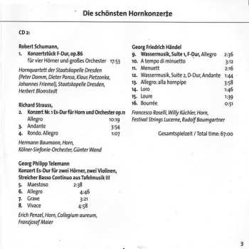 2CD Robert Schumann: Die Schönsten Hornkonzerte