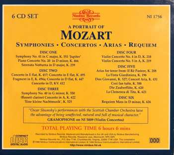 6CD/Coffret Wolfgang Amadeus Mozart: A Portrait Of Mozart  Symphonies • Concertos • Arias • Requiem