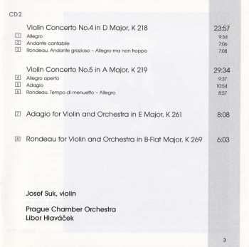 2CD Prague Chamber Orchestra: The 5 Violin Concertos