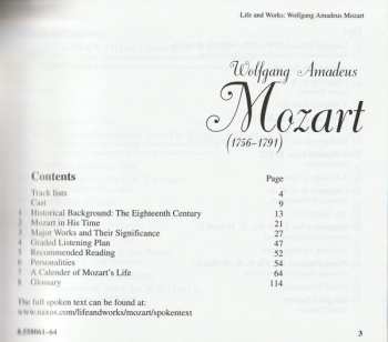4CD/Coffret Wolfgang Amadeus Mozart: Life And Works - Wolfgang Amadeus Mozart