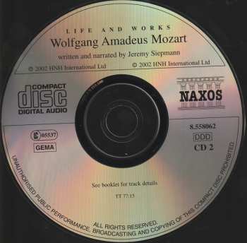 4CD/Coffret Wolfgang Amadeus Mozart: Life And Works - Wolfgang Amadeus Mozart