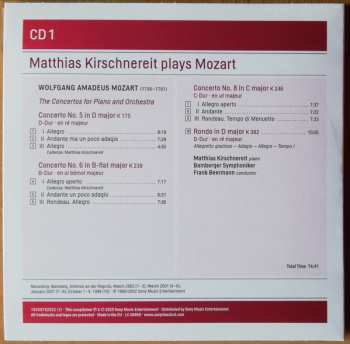 10CD/Coffret Wolfgang Amadeus Mozart: Matthias Kirschnereit Plays Mozart