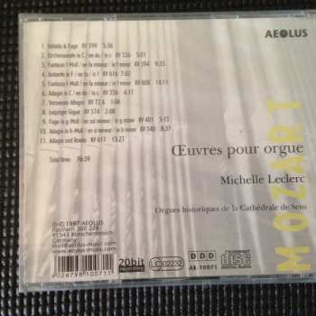 CD Wolfgang Amadeus Mozart: Oeuvres Pour Orgue 