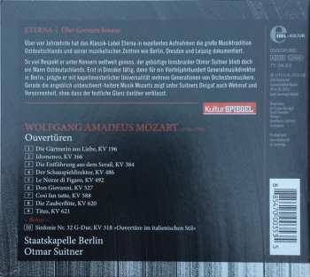 CD Wolfgang Amadeus Mozart: Ouvertüren DIGI
