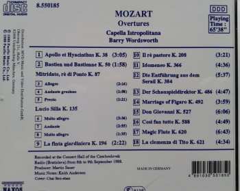 CD Wolfgang Amadeus Mozart: Overtures