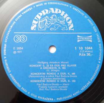 LP Prague Chamber Orchestra: Piano Concerto In E Flat Major, K.482 / Two Concert Rondos, K.386 - K.382 (71)