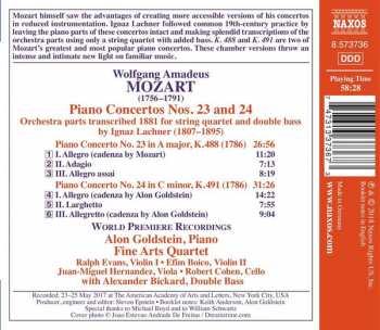 CD Wolfgang Amadeus Mozart: Piano Concertos 23 & 24 (Arr. Lachner)