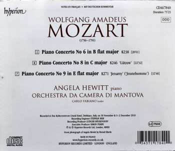 CD Wolfgang Amadeus Mozart: Piano Concertos Nos 6, 8, & 9