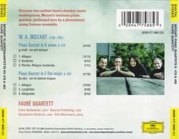 CD Wolfgang Amadeus Mozart: Piano Quartets