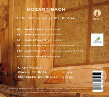 CD Johann Sebastian Bach: Preludes & Fugues Kv 404a