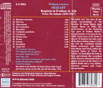 CD Victor De Sabata: Requiem