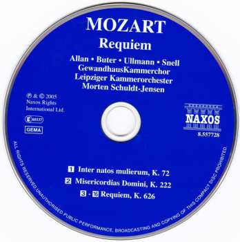 CD Wolfgang Amadeus Mozart: Requiem