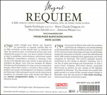 CD Wolfgang Amadeus Mozart: Requiem