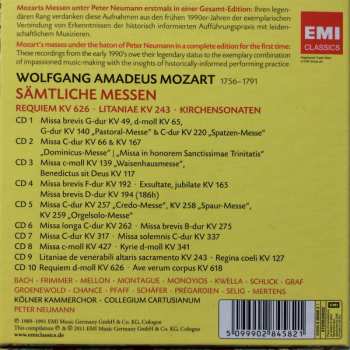 10CD/Coffret Wolfgang Amadeus Mozart: Sämtliche Messen