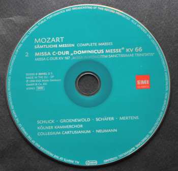 10CD/Coffret Wolfgang Amadeus Mozart: Sämtliche Messen