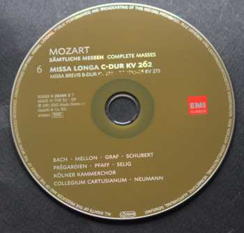 10CD/Coffret Wolfgang Amadeus Mozart: Sämtliche Messen