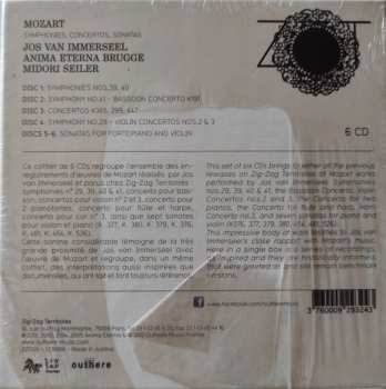 6CD/Coffret Wolfgang Amadeus Mozart: Symphonies, Concertos & Sonatas