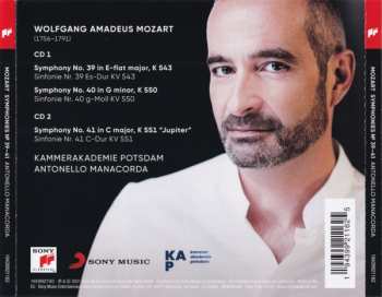 2CD Wolfgang Amadeus Mozart: Symphonies N° 39–41