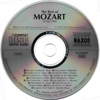 CD Wolfgang Amadeus Mozart: The Best Of Mozart