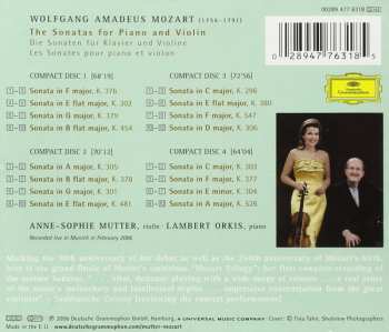 4CD Wolfgang Amadeus Mozart: The Violin Sonatas