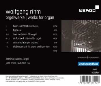 CD Wolfgang Rihm: Orgelwerke | Works For Organ
