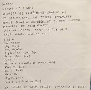 LP Woods: Songs Of Shame