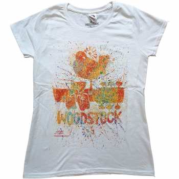Merch Woodstock: Femmes T-shirt Splatter 