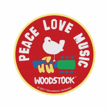 Merch Woodstock: Décoration Peace Love Music 
