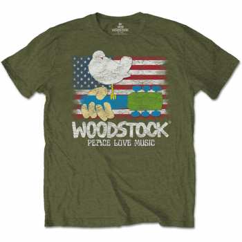 Merch Woodstock: T-shirt Flag 