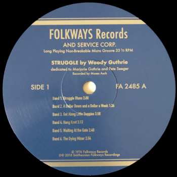 LP Woody Guthrie: Struggle