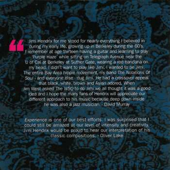 CD World Saxophone Quartet: Experience