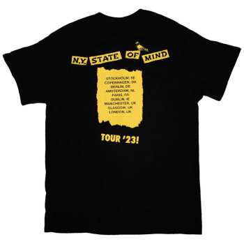Marchandises Wu-Tang Clan: Wu-tang Clan Unisex T-shirt: Tour '23 Ny State Of Mind (back Print & Ex-tour) (small) S