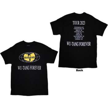 Marchandises Wu-Tang Clan: Wu-tang Clan Unisex T-shirt: Tour '23 Wu-tang Forever (back Print & Ex-tour) (small) S