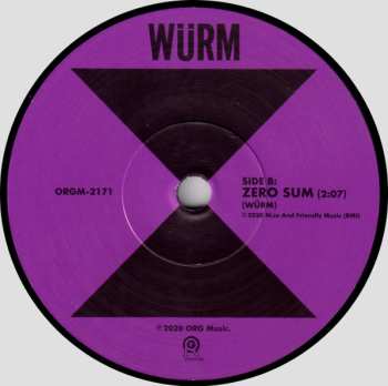 SP Würm: Poison b/w Zero Sum LTD