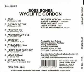CD Wycliffe Gordon: Boss Bones