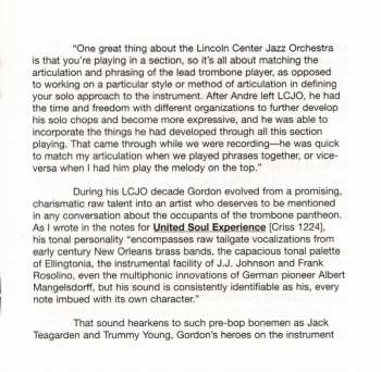 CD Wycliffe Gordon: Boss Bones