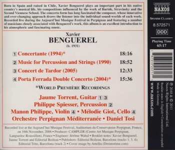 CD Xavier Benguerel: Concertante • Music For Percussion And Strings • Concert De Tardor • Porta Ferrada Double Concerto