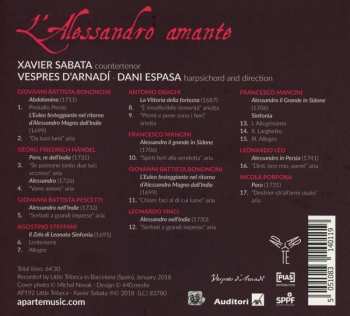 CD Xavier Sabata: L' Alessandro Amante