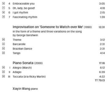 CD Xiayin Wang: The Piano Music Of Earl Wild