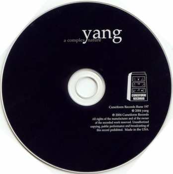CD Yang: A Complex Nature