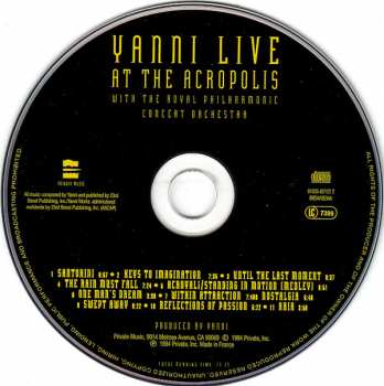 CD Yanni: Live At The Acropolis