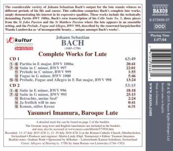 2CD Yasunori Imamura: Complete Works For Lute