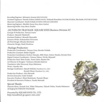 4CD Yasunori Nishiki: Octopath Traveler Original Soundtrack