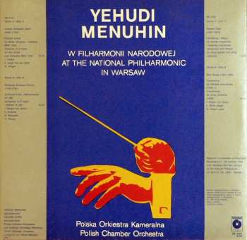 2LP Yehudi Menuhin: Yehudi Menuhin W Filharmonii Narodowej