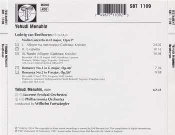 CD Ludwig van Beethoven: Violin Concerto & Romances