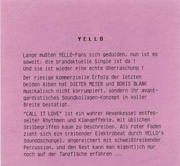 SP Yello: Call It Love