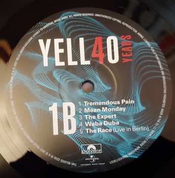 2LP Yello: Yell40 Years LTD