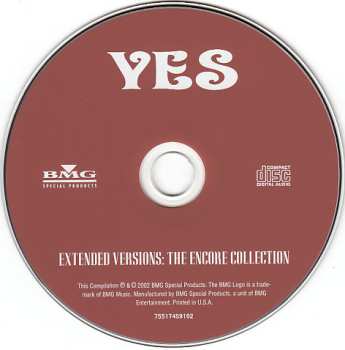 CD Yes: Extended Versions: The Encore Collection